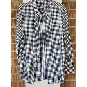 Johnnie-O Prep Formance Shirt Men L Plaid Long Sleeve Performance Casual Classic